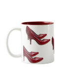 Red Stiletto Heels Coffee Mug Junky