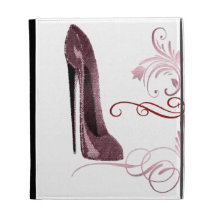 Red stiletto Shoe's art iPad case