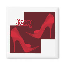 Red Stiletto's Magnets