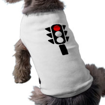 Red Stoplight Doggie Shirt