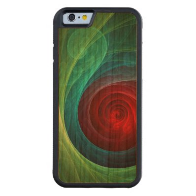 Red Storm Abstract Art Carved® Cherry iPhone 6 Bumper Case