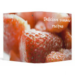 Red strawberries binder