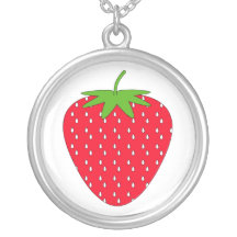Red Strawberry. Custom Jewelry