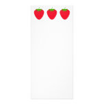 Red Strawberry. Custom Rack Card