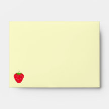 Red Strawberry. Envelopes