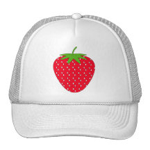 Red Strawberry. Hats
