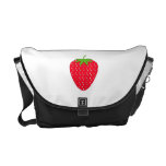 Red Strawberry. Messenger Bag