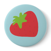 Red Strawberry pattern Buttons