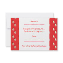 Red Strawberry Pattern. Announcement