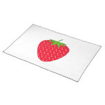 Red Strawberry. Place Mat