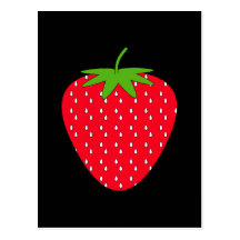 Red Strawberry. Post Cards