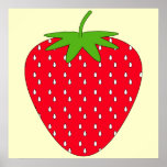 Red Strawberry. Print