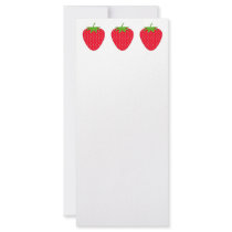 Red Strawberry. Custom Rack Card