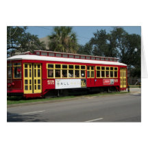 Red Streetcar Card
