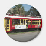 Red Streetcar Refrigerator Magnets
