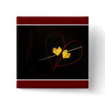 Red String of Fate Pinback Button