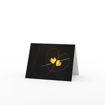 Red String of Fate Greeting Card by muiling