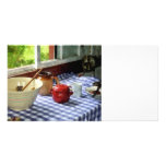 Red Sugar Bowl Customized Photo Card