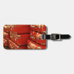 Red Suitcases - Paris Travel Bag Tags