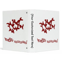 Red Summoning Weedaula Vinyl Binder