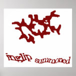 Red Summoning Weedaula posters