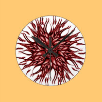 Red Sun Clock wall clocks