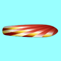 "Red Sunbeams" Skateboard by Artists4God "Red Sunbeams" Skateboard