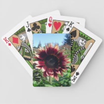 Red Sunflower Deck of Cards