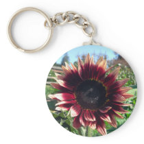 Red Sunflower Keychain