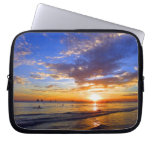 red sunset boracay laptop computer sleeve