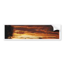 Red Sunset bumper stickers