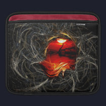 Red Sunset Fractal Art iPad Tablet Sleeve ipad sleeves
