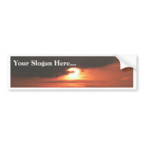 Red Sunset On Sky bumper stickers by lifesphere Red Sunset On Sky bumper stickers