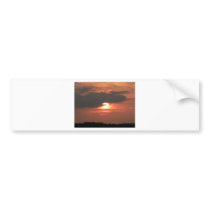 Red Sunset On Sky bumper stickers by lifesphere Red Sunset On Sky bumper stickers