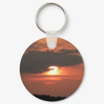 Red Sunset On Sky keychains by lifesphere Red Sunset On Sky keychains
