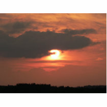Red Sunset On Sky photo sculptures by lifesphere Red Sunset On Sky photo sculptures