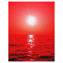 Red  Sunset Seascape letterhead
