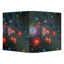 Red Super Giant Cluster Vinyl Binders