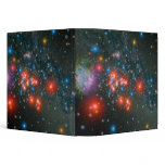 Red Super Giant Cluster Vinyl Binders