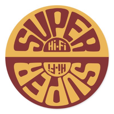Red Super Hi-Fi Sticker by superhifirecords