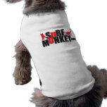 Red - Surf Munkey billboard design Doggie T Shirt