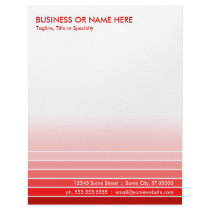 red swatch custom letterhead