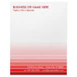 red swatch custom letterhead
