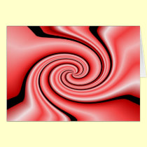 Red Swirl cards