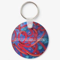 red swirl, Hyperformula Music keychains by Madinfluence red swirl, Hyperformula Music keychains