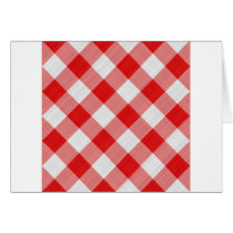 red table cloth greeting cards