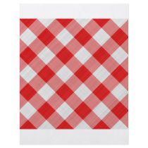 red table cloth personalized flyer