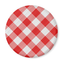 red table cloth refrigerator magnet
