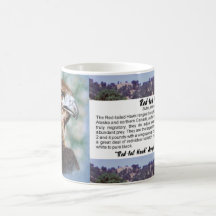 Red-tail Hawk airbrush Mugs