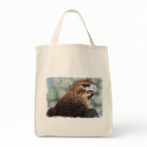 Red-tail Hawk tote Tote Bags